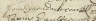 1696 signature Poinsignon Daultcourt