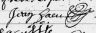 1689 signature Jean Hacu