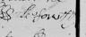 1694 signature Georges Le Four